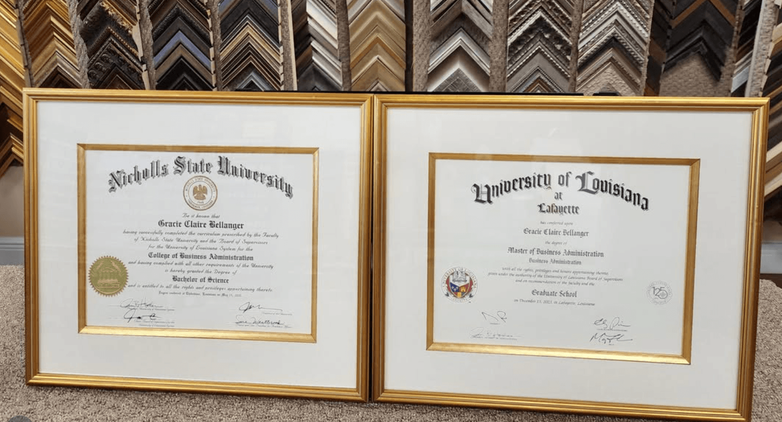 Diploma Framing